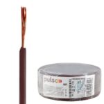 Гнучкий провід PULSO ПВ-3 0,75 мм2, кориченвий, бухта 100 м