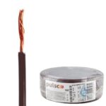 Гнучкий провід PULSO ПВ-3 1 мм2, кориченвий, бухта 100 м