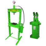 Alloid. Гідравлічний прес 20 тонн з подвійним насосом (швидкий/повільний режим)