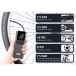 Компресор "ViTOL" K-35 3in1/7.4V/29.6wh/8000mAh/Повербанк/Ліхтар - Зображення 7
