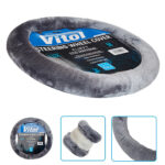 Чохол на кермо VLOD-21F01 GY M чорн./сір. /БО