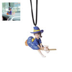 Підвіска для дзеркала заднього виду автомобіля декоративна лялька відьмочка (GZKT-9)