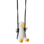 Підвіска для дзеркала заднього виду автомобіля декоративна лялька гусак (GZKT-3) - Зображення 3