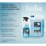 Засіб для очищення скла та дзеркал Luma 5л - Зображення 8
