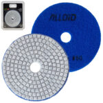 Alloid Pro. Круг алмазний шліфувальний на липучці 100 мм, зерно 50