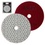 Alloid Pro. Круг алмазний шліфувальний на липучці COMBS 100 мм, зерно 400