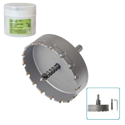 Alloid Base. Свердло корончате твердосплавне по металу 95мм