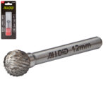 Alloid Pro. Борфреза твердосплавна по металу, тип D, D-12мм, d-6мм, L-56мм