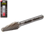 Alloid Pro. Борфреза твердосплавна по металу, тип L, D-10мм, d-6мм, L-70мм