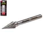 Alloid Pro. Борфреза твердосплавна по металу, тип M, D-10мм, d-6мм, L-65мм