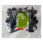 Хомут пластиковий Alloid 20*90мм 25шт/уп чорний - Зображення 4