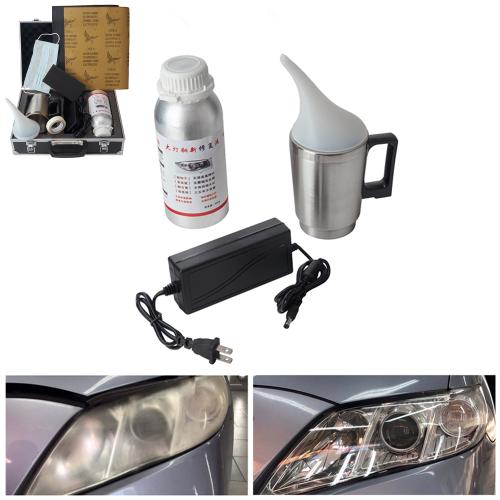 Набір для хімічного поліровання фар в кейсі (поліровка парою)