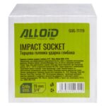 Торцева головка ударна глибока 3/4"DR, 19 мм. Alloid. GUG-71119 - Зображення 4