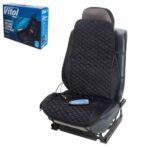 Масажна накидка з підігрівом Vitol VMH-1508 12V/220V — масаж для спини та комфорту