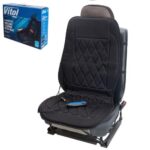 Масажна накидка на сидіння з підігрівом 12В/220В VMH-1509