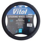 Чохол на кермо VLOD-A2699 BK M  чорн./БО - Зображення 2