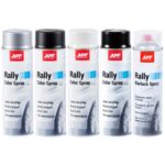 APP Фарба аерозольна Rally Color Spray, срібний 600ml