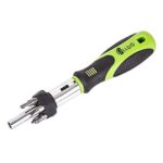 Викрутка реверсивна Alloid ОУ-7П з насадками, 7 предметів