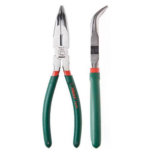 Круглогубці вигнуті 200мм, 220г (1836-8) HANS