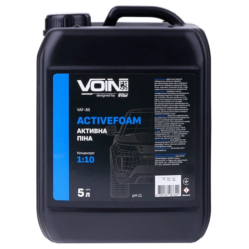 Активна піна VOIN ActiveFoam 5 л концентрат для миття авто pH 11