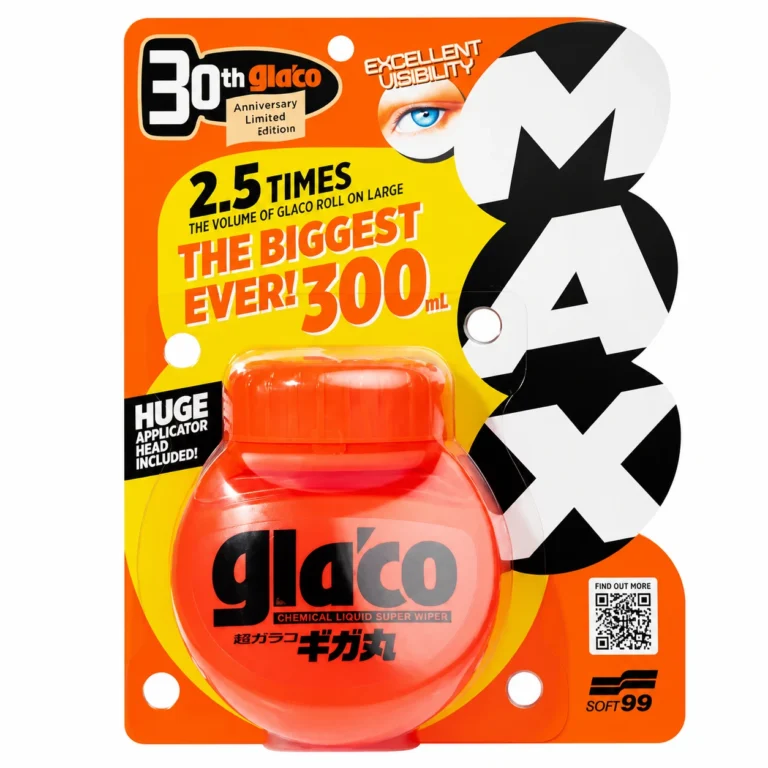 Антидощ SOFT99 Glaco Roll On Max 300 мл водовідштовхувальне покриття для скла авто