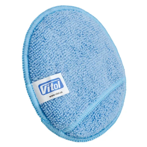 Аплікатор мікрофібровий Vitol VRJ-1202 — вигляд під кутом із кишенею для руки