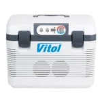 Автохолодильник термоелектричний Vitol BL-219-19L 19 л — загальний вигляд корпусу та панелі керування