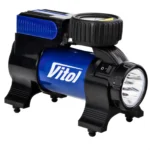 Компресор автомобільний Vitol K-22 100 PSI 37 л хв з автостопом і LED ліхтарем