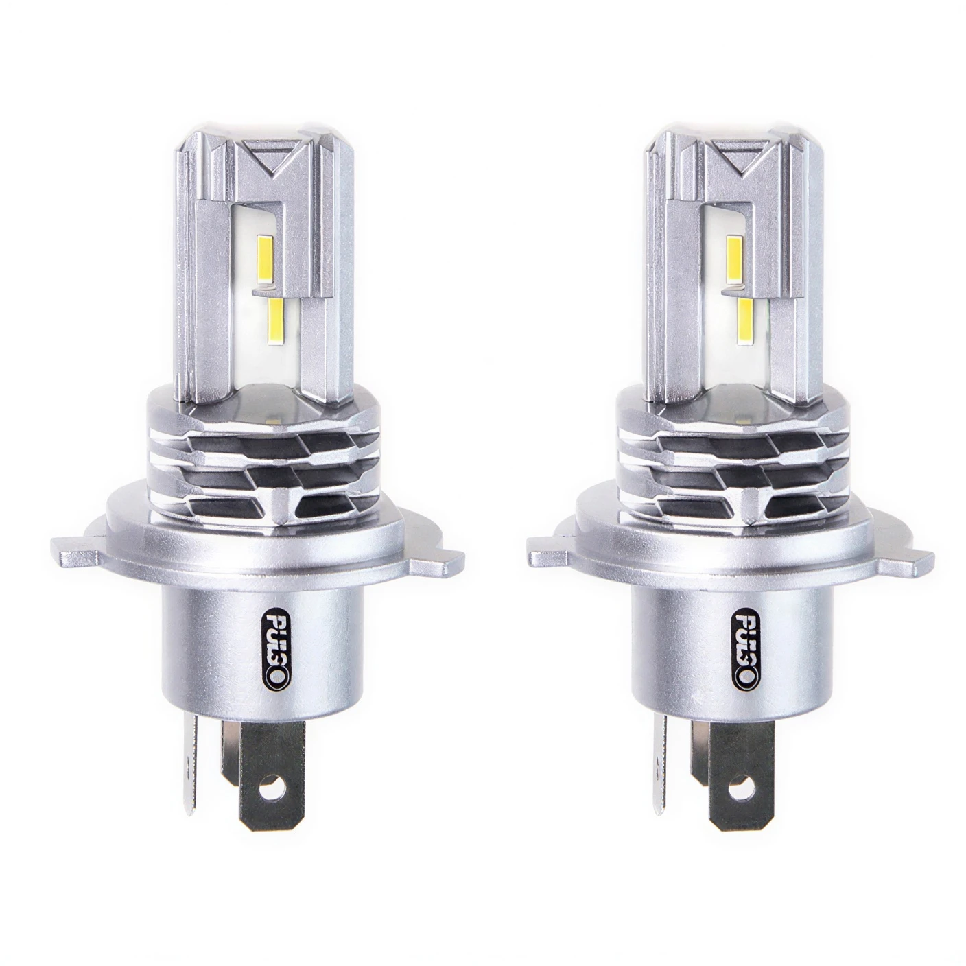 Автолампи PULSO M4 H4 LED CREE 2x25W 4500Lm 6000K комплект Комплект LED автоламп PULSO M4 H4 CREE 2x25W 4500 люмен 6000K