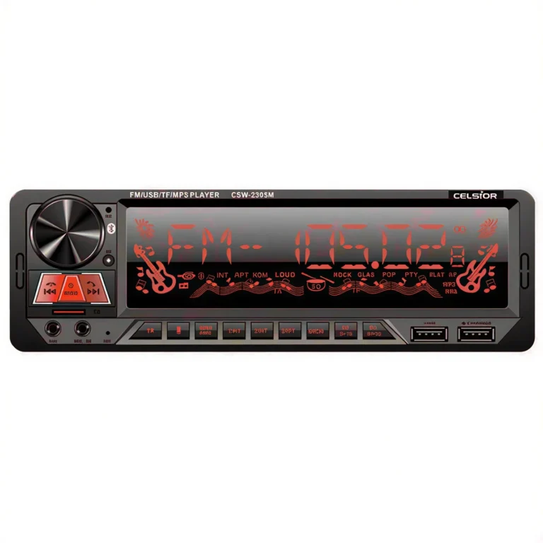 Автомагнітола бездискова Celsior CSW-2305M 1 DIN Bluetooth FLAC USB SD FM