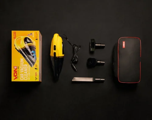 Набір автомобільного пилососа VOIN VL-330 138 Вт коробка пилосос кабель насадки та сумка для зберігання