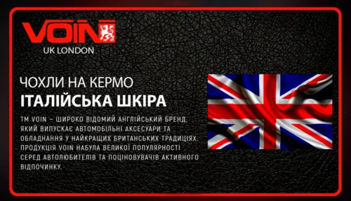 Інфографіка чохла VOIN з перфорованої шкіри