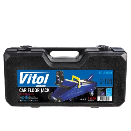 Пластиковий кейс для зберігання домкрата Vitol DP-20009K 2 т