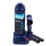 Домкрат гідравлічний телескопічний Vitol DB-02006 2 т, висота підйому 181–345 мм, загальний вигляд