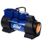 Компресор автомобільний Vitol K-60 продуктивністю 40 л/хв і максимальним тиском 150 PSI — загальний вигляд