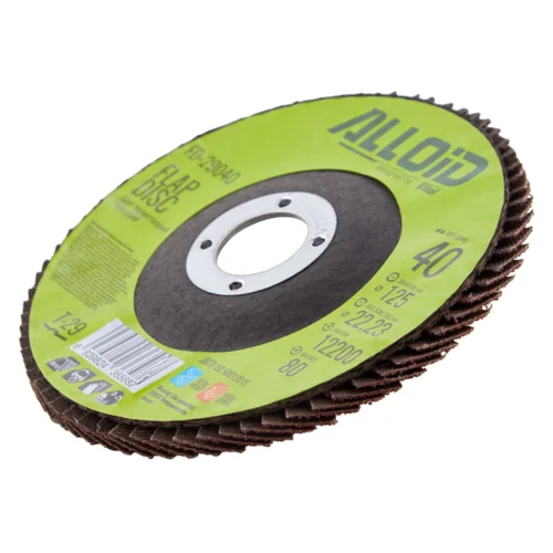 Круг пелюстковий торцевий Alloid FD-29040 T29 125 мм P40 у вигляді під кутом