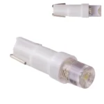 Світлодіодна лампа PULSO LED T5 1SMD-3030 12V 0.5W холодний білий — загальний вигляд лампи для підсвічування салону та панелі приладів