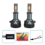 Лампи PULSO LC7 H3 LED CSP 20000Lm 6000K 9-30V — комплект світлодіодних автоламп з модулем CANBUS