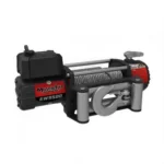 Лебідка T-Max MUSCLELIFT EW-9500 24В 4305 кг (9500 lbs) — загальний вигляд електричної лебідки зі сталевим тросом