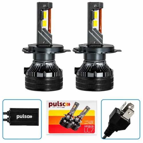 LED-лампи Pulso LC7 H4 170W 20000Lm 6000K — комплект світлодіодних автомобільних ламп із зовнішнім драйвером