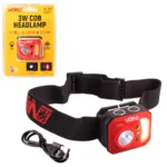 Ліхтар налобний VOIN VL-167 COB+XPE, 800 мАг, сенсор