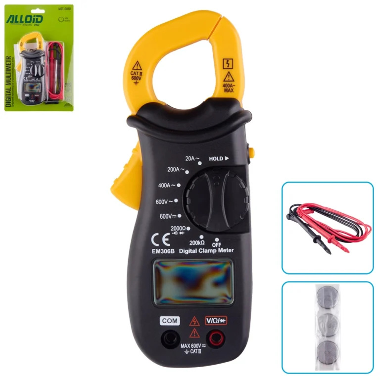 Мультиметр Alloid MDT-0810 зі струмовими кліщами цифровий