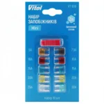 Набір запобіжників VITOL Mini 5–30A, 10 шт ножові