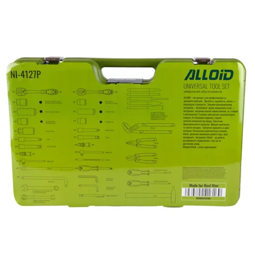 Набір інструментів Alloid NI-4127P 1/4" & 1/2", 127 предметів - Зображення 9