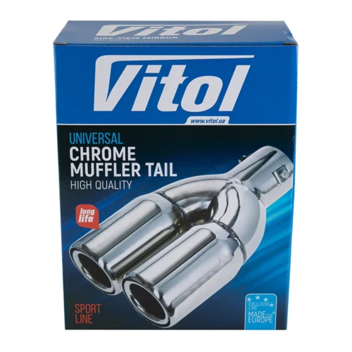 Упаковка насадки на глушник Vitol НГ-1154 подвійної d64/229 мм