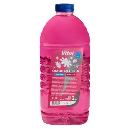 Зимовий омивач скла VITOL -12°C Бабл Гам 2 л