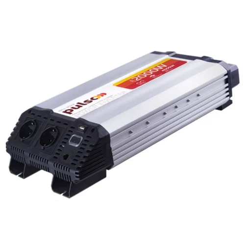 Перетворювач напруги PULSO IMU-2024 24В/220В, 2000 Вт, USB — загальний вигляд