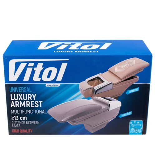 Упаковка автомобільного підлокітника Vitol HJ48015B Luxury Armrest Multifunctional
