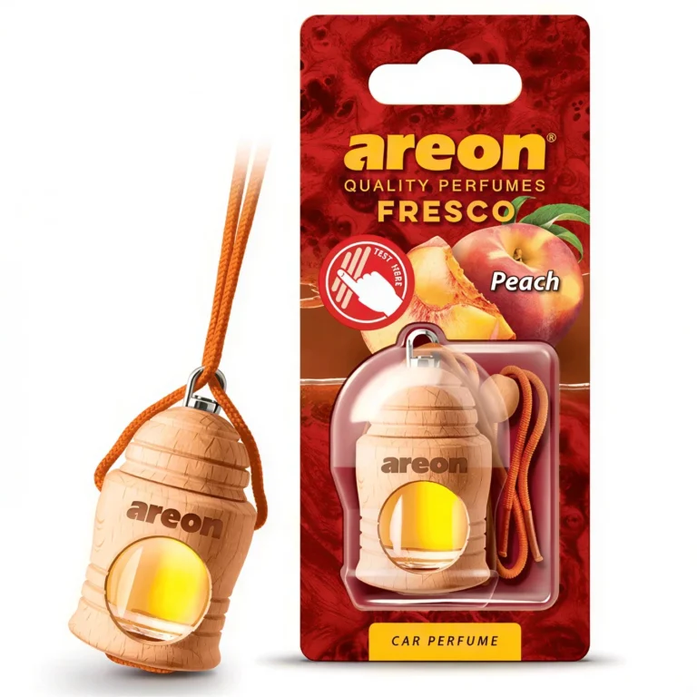 Ароматизатор Areon Fresco Peach підвісний дерев'яний бочонок 4 мл