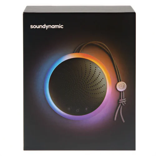 Упаковка портативної bluetooth-колонки Soundynamic VB-2002 8 Вт з LED-підсвічуванням